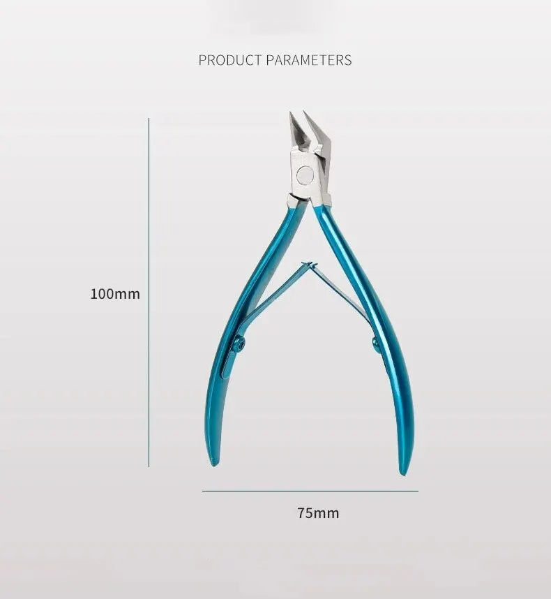 BeautyByOla – Professional Toenail Clipper, Stainless Steel Nipper for Ingrown & Thick Toenails