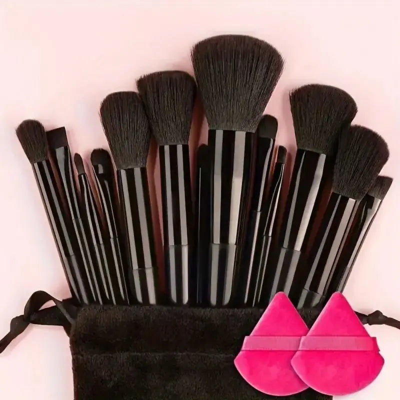 Professional Makeup Brush Set Soft Fluffy Foundation & Eyeshadow – BeautyByOla
