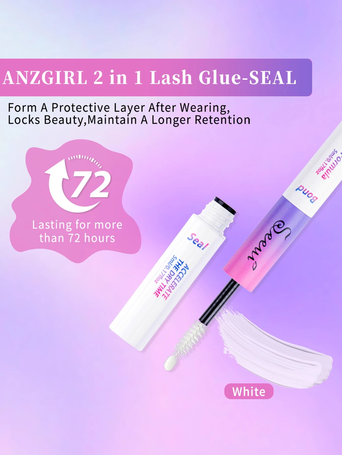 Eyelash Glue & Seal for Clusters Strong Lasting Extension – BeautyByOla