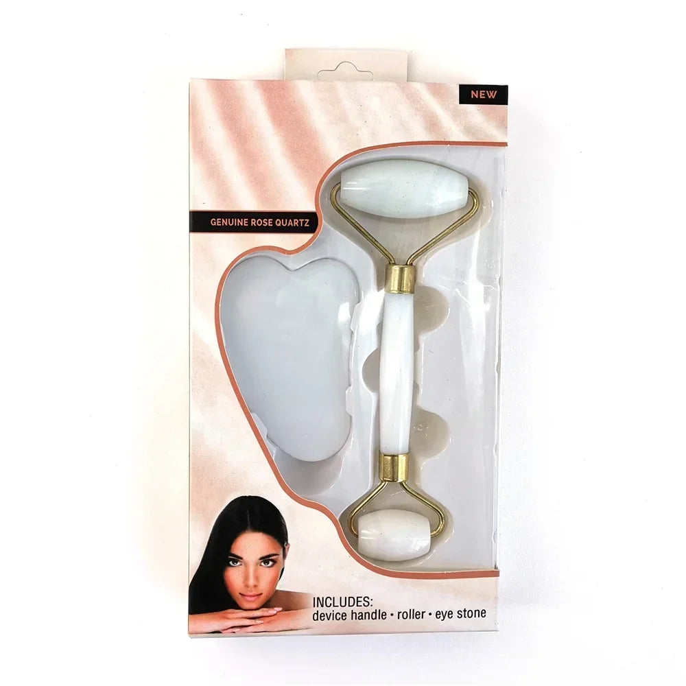 BeautyByOla – Female Facial & Neck Massage Roller, Double-Head Scraping Stick for Relaxation & Beauty