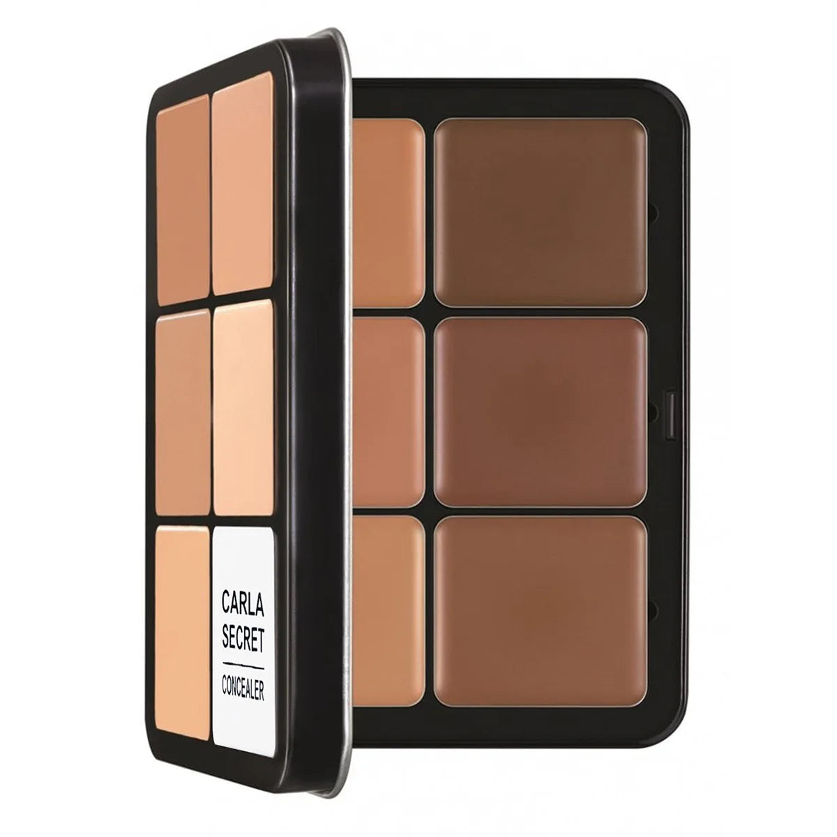 BeautyByOla – 12-Color Concealer Palette, Matte Cream Foundation for Face Makeup & Repair