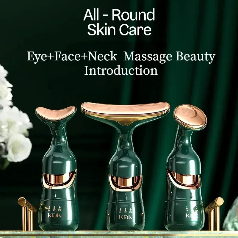 3-in-1 Facial Lifting Device EMS Neck & Face Massager – BeautyByOla