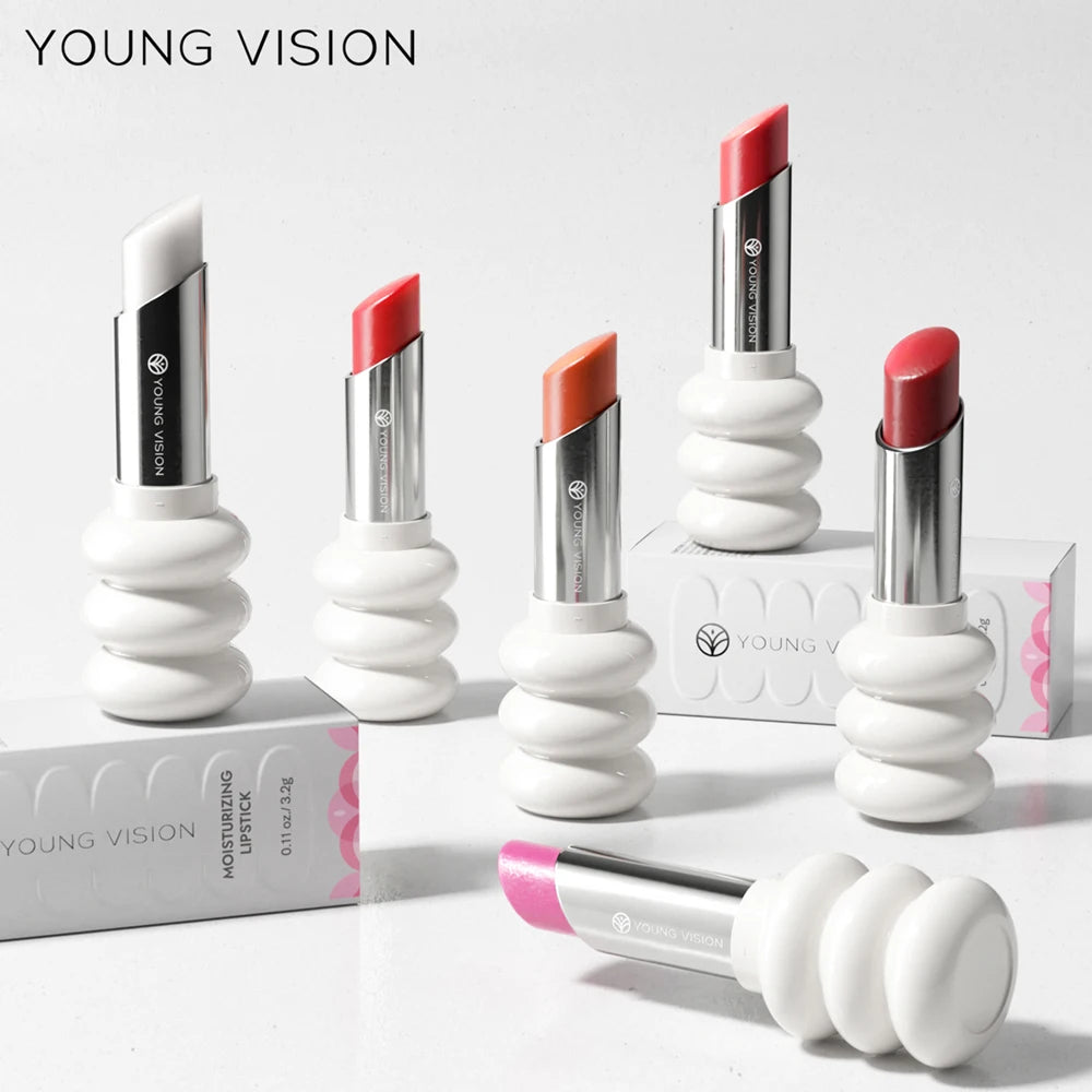 YOUNG VISION 6-Color Shimmer Moisturizing Lipstick Long-Lasting – BeautyByOla