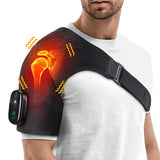 BeautyByOla – Electric Shoulder Support Brace with Heating & 3-Level Vibration, Shoulder Massager & Health Care Pad