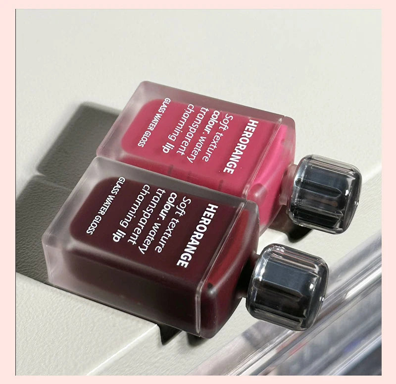 HERORANGE Light Glass-Like Lip Lacquer Mirror Shine Long-Lasting – BeautyByOla