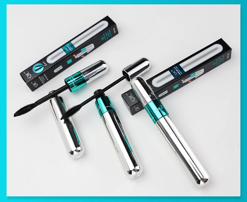 Double 2-in-1 Silk Fiber Mascara Waterproof Lengthening – BeautyByOla
