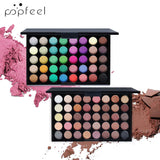 POPFEEL 40-Color Eyeshadow Palette Long-Lasting Brown & Pink – BeautyByOla