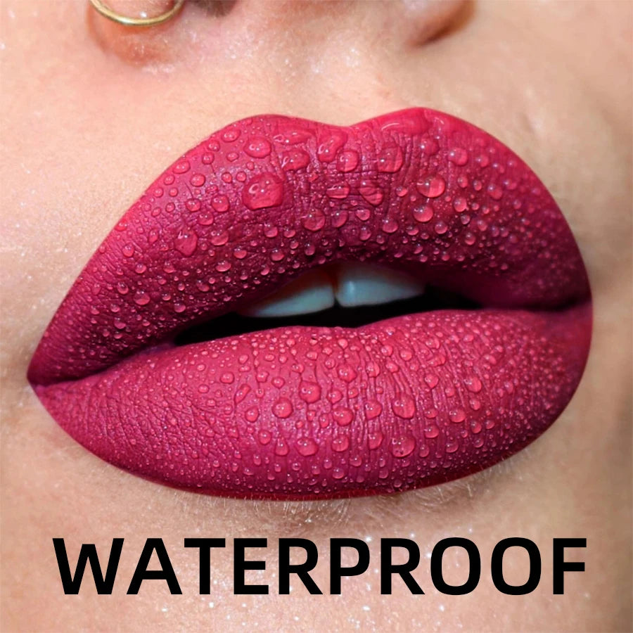 19-Color Matte Velvet Lip Gloss Waterproof Liquid Lipstick – BeautyByOla