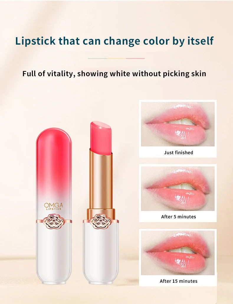 Peach Color Change Lipstick Moisturizing Jelly Lip Balm – BeautyByOla