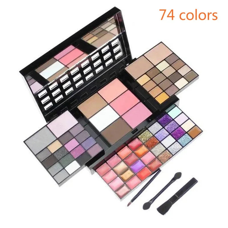 Color Glitter Eyeshadow Palette Matte Waterproof – BeautyByOla