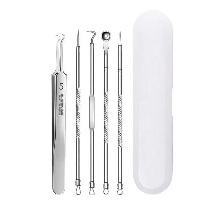 German No.5 Blackhead Remover Tweezers Ultra-Fine Acne Tool – BeautyByOla