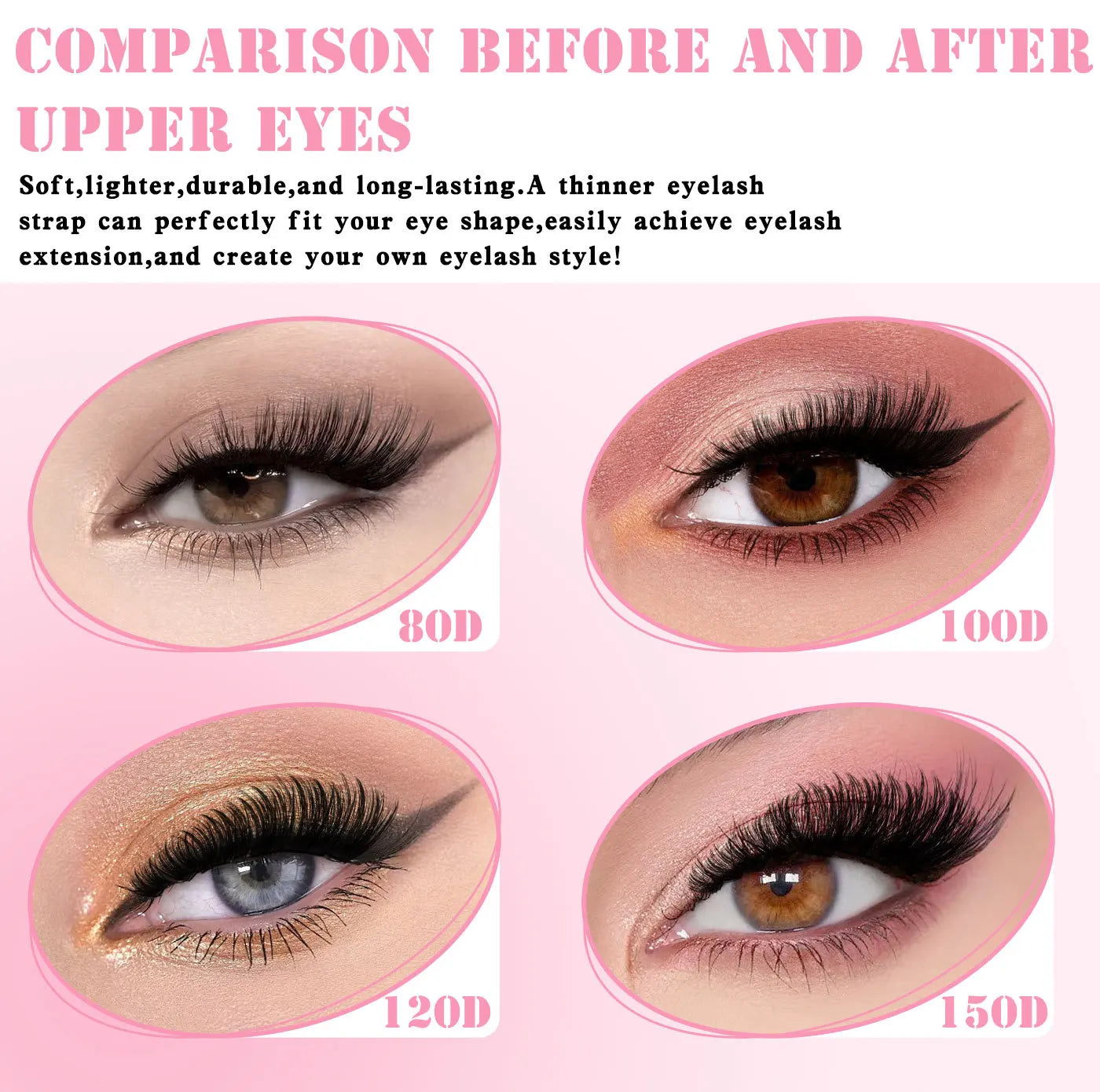 MJ 640pcs Individual Eyelash Extensions Clusters DIY – BeautyByOla