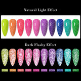 MEET ACROSS 7ml Pink Reflective Gel Nail Polish UV LED – BeautyByOla