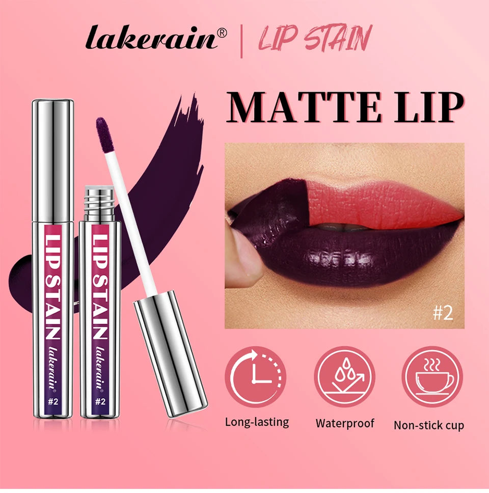 Long-Lasting Korean Matte Lip Tint Waterproof Liquid Lipstick – BeautyByOla