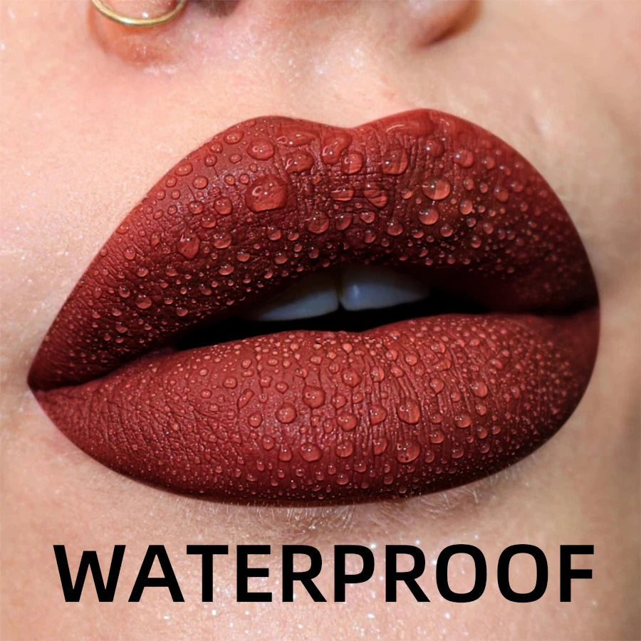 19-Color Matte Velvet Lip Gloss Waterproof Liquid Lipstick – BeautyByOla