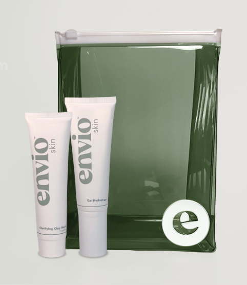 Envio Self Care Set: Gel Hydrator + Clay Mask + Travel Bag by envioskin.com-0