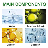 BeautyByOla – 60pcs Seaweed Hyaluronic Acid Eye Mask, Collagen Eye Patches for Dark Circles & Facial Care