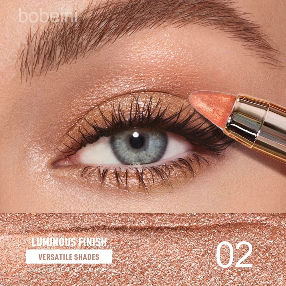 6-Color Double-Ended Eyeshadow Stick Matte & Glitter – BeautyByOla