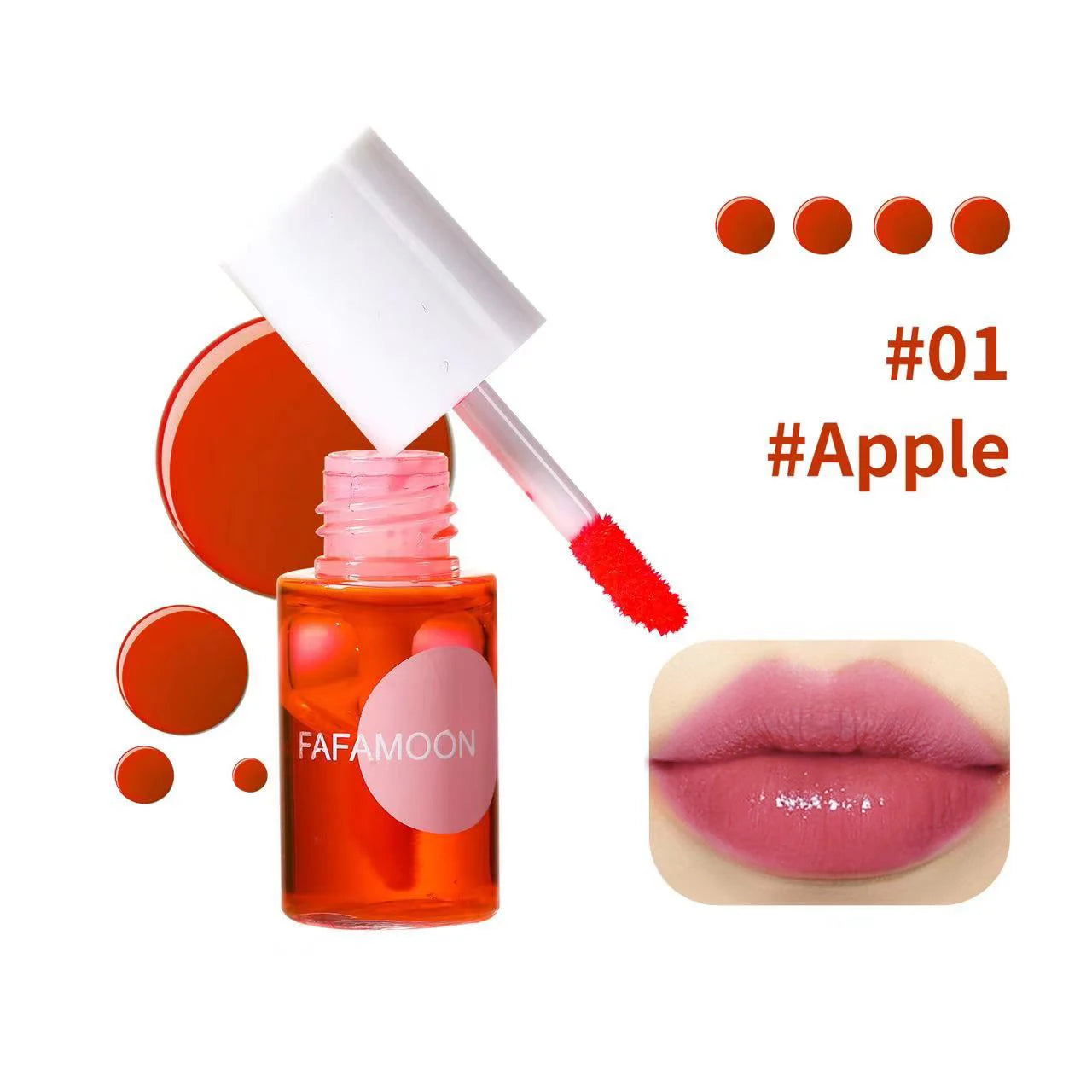 4-Color Fruity Lip Tint Waterproof Moisturizing Liquid Lipstick – BeautyByOla