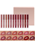 6-Color Matte Lip Gloss Set Long-Lasting Waterproof – BeautyByOla