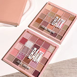 25-Color Eyeshadow Palette Sparkling Powder Pearl Orange Brown – BeautyByOla
