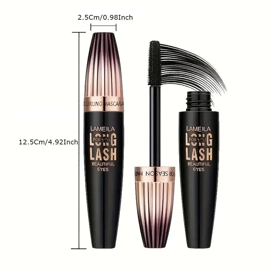 Waterproof 4D Mascara Thick Long Curling Smudge-Proof Makeup – BeautyByOla