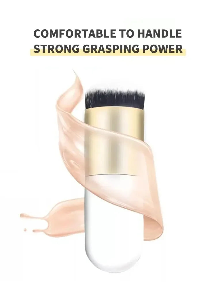 Large & Small Foundation Makeup Brush Set BB Cream Mushroom – BeautyByOla