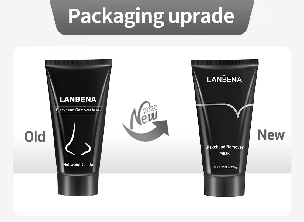 BeautyByOla – LANBENA Blackhead Removal Mask, Deep Cleansing & Pore Shrinking Treatment for Acne & Skin Brightening