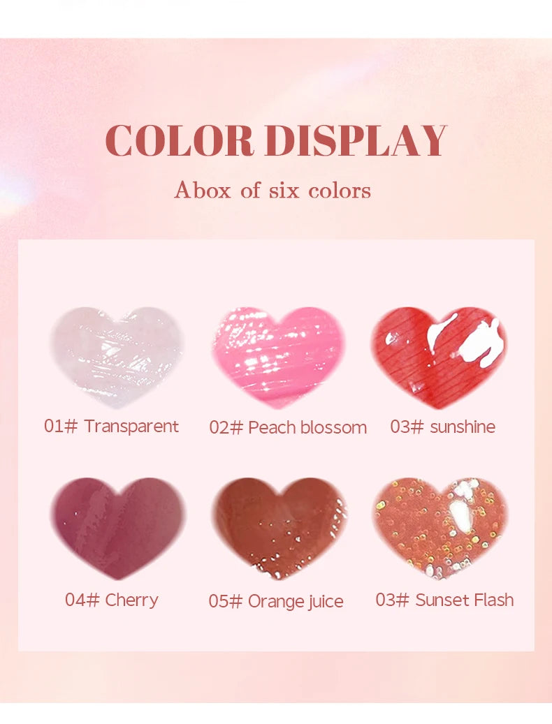 MAGIC CASA 6pcs Hydrating Jelly Lip Oil Long-Lasting – BeautyByOla