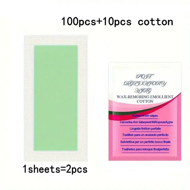 Depilatory Wax Strips for Hair Removal Face Neck Arm Leg – BeautyByOla