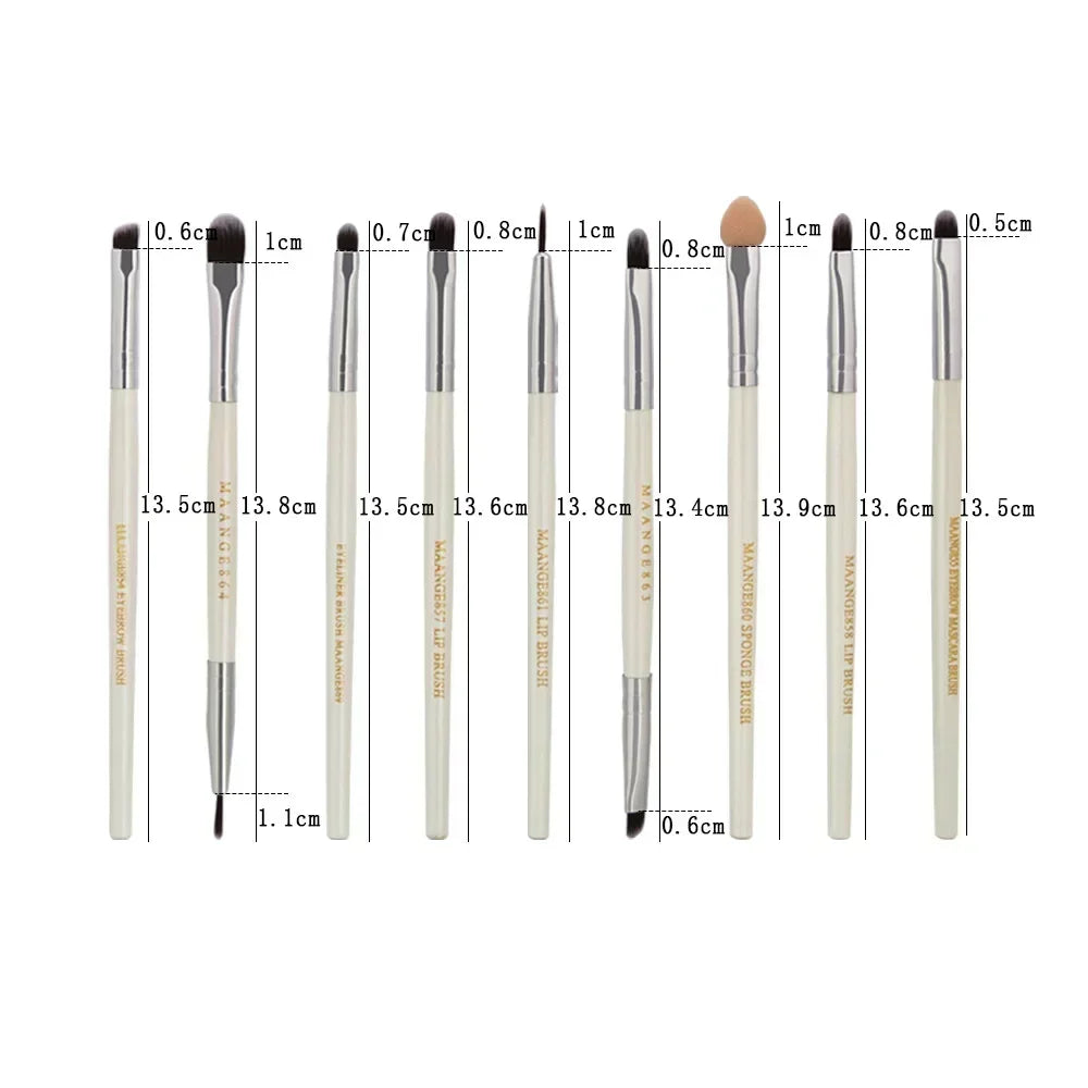 BeautyByOla – Professional Makeup Brush Set, Eyeshadow & Eyeliner Cosmetic Tools Kit