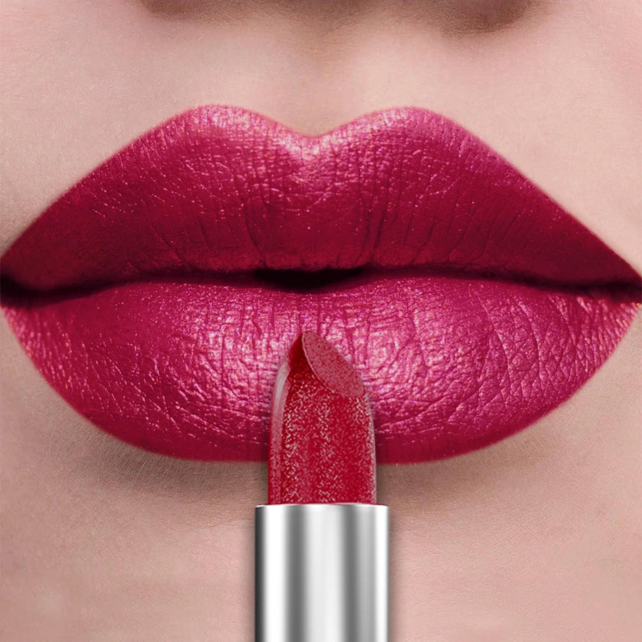 21-Color Glitter Metallic Lipstick Bold Long-Lasting – BeautyByOla