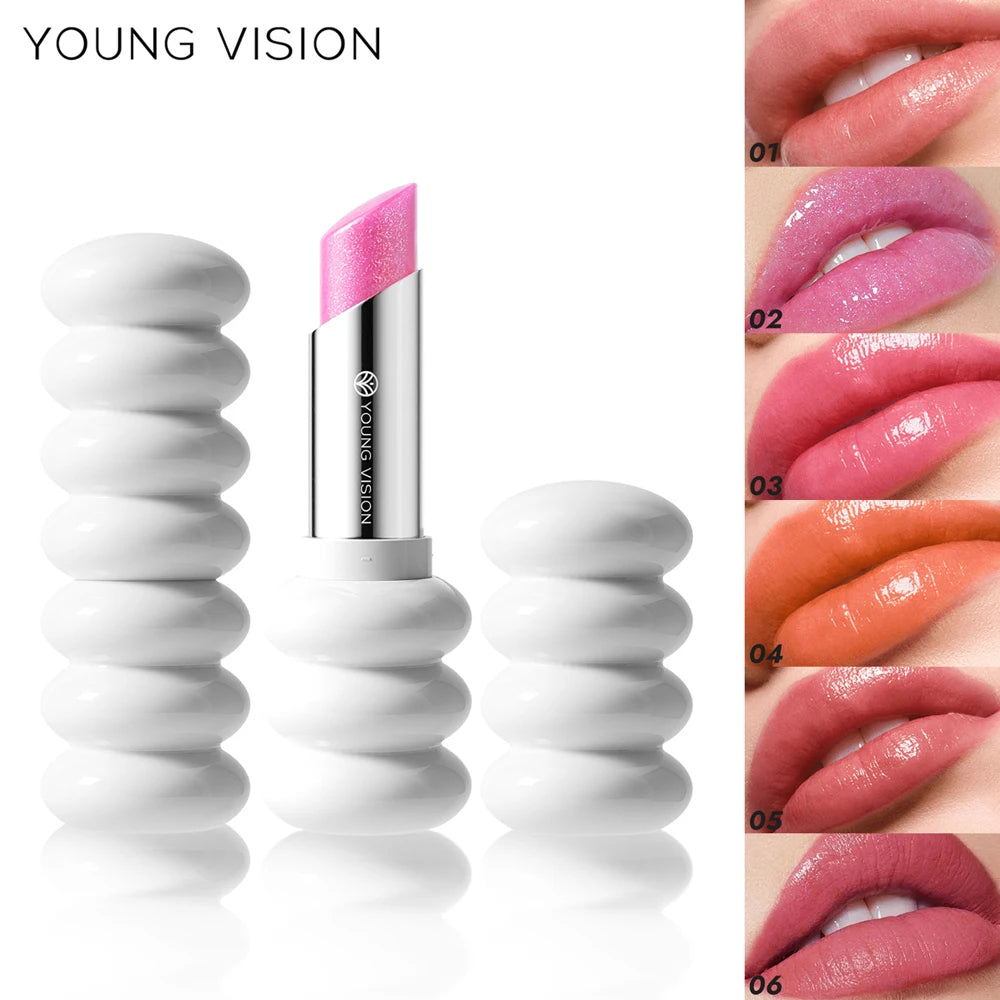 YOUNG VISION 6-Color Shimmer Moisturizing Lipstick Long-Lasting – BeautyByOla