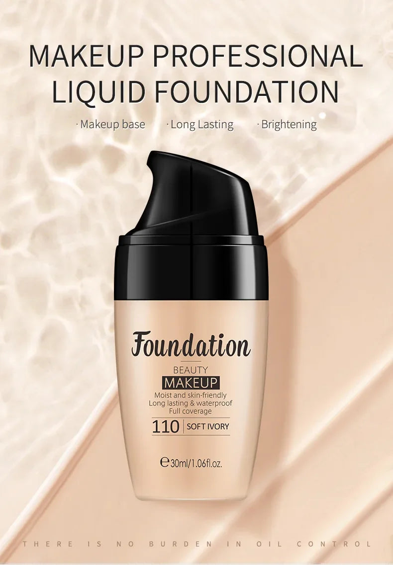 LAIKOU Liquid Foundation Moisturizing Long-Lasting 30ml – BeautyByOla