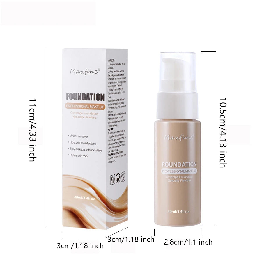 Liquid Foundation Concealer Waterproof Sweat-Resistant Makeup – BeautyByOla