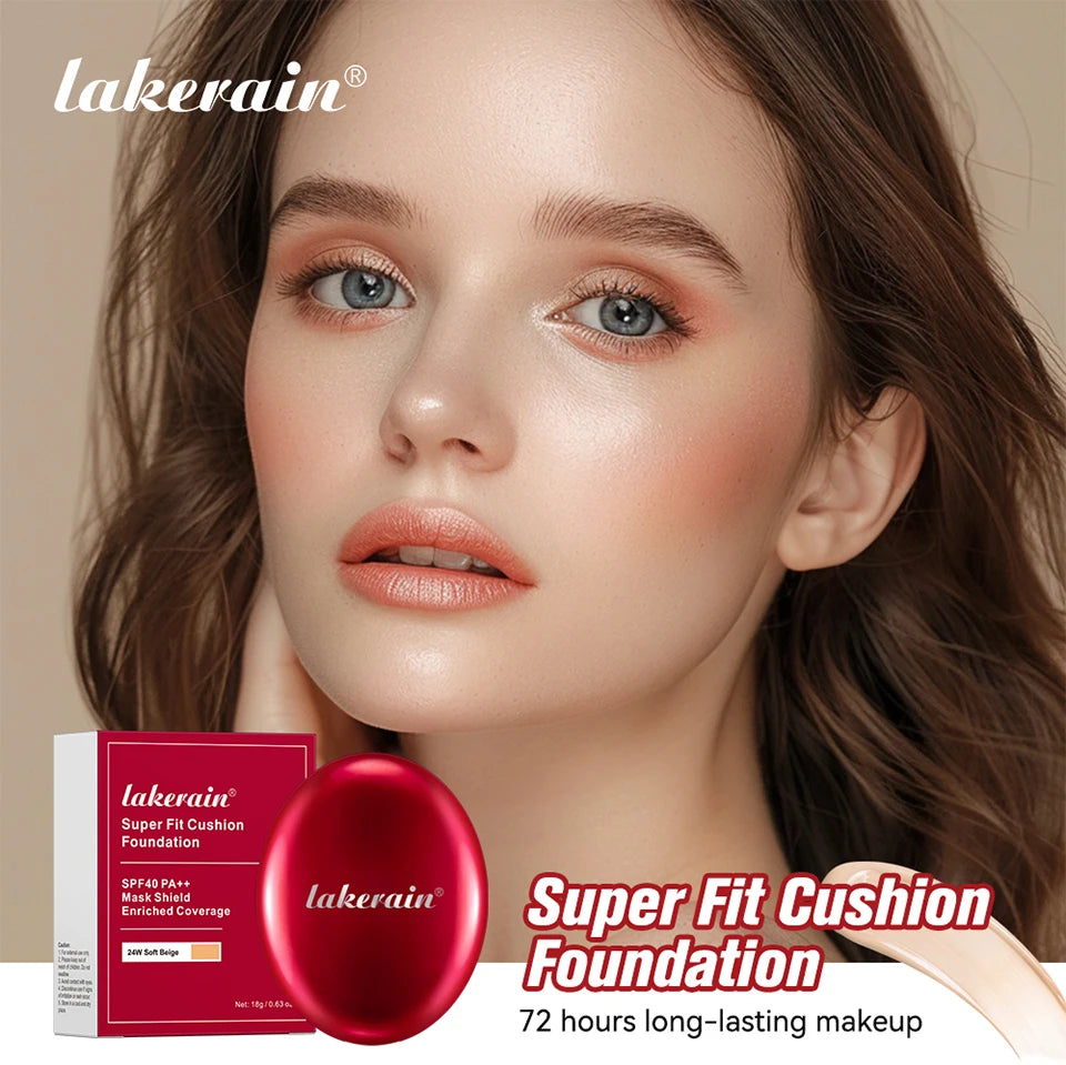 BeautyByOla – Sunscreen Cushion Foundation, Full Coverage, Waterproof & Long-Lasting Concealer Makeup