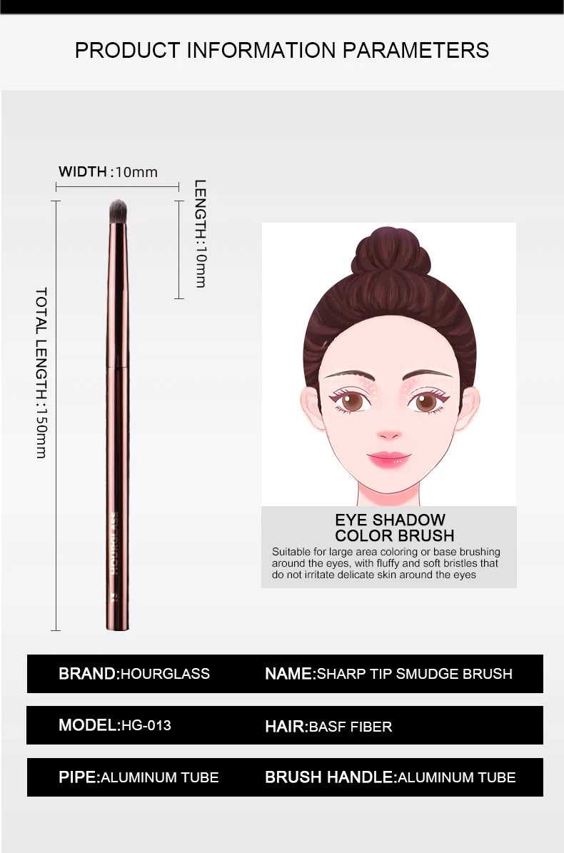 Hourglass No.13 Precision Smudge Eye Brush Soft Fiber – BeautyByOla