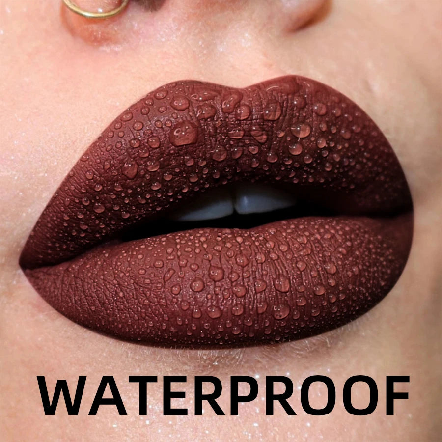 19-Color Matte Velvet Lip Gloss Waterproof Liquid Lipstick – BeautyByOla