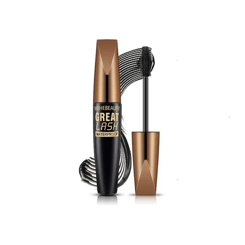 5D Waterproof Mascara Lengthening Black Fiber Eyelashes – BeautyByOla