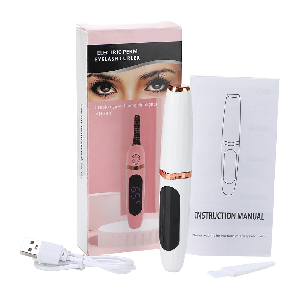 Electric Eyelash Curler Portable Long-Lasting Makeup Tool – BeautyByOla