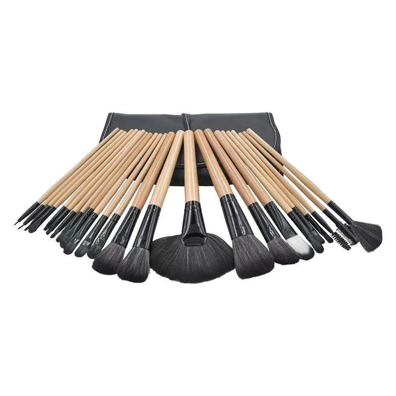 BeautyByOla – Makeup Brush Set with Free Gift Bag & Sponge, Cosmetic Brushes for Eyebrow, Foundation & Eyeshadow