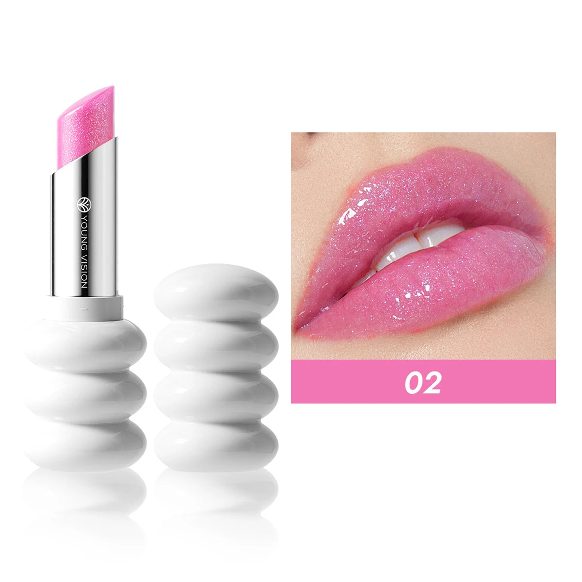 YOUNG VISION 6-Color Shimmer Moisturizing Lipstick Long-Lasting – BeautyByOla