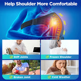 BeautyByOla – Electric Shoulder Support Brace with Heating & 3-Level Vibration, Shoulder Massager & Health Care Pad