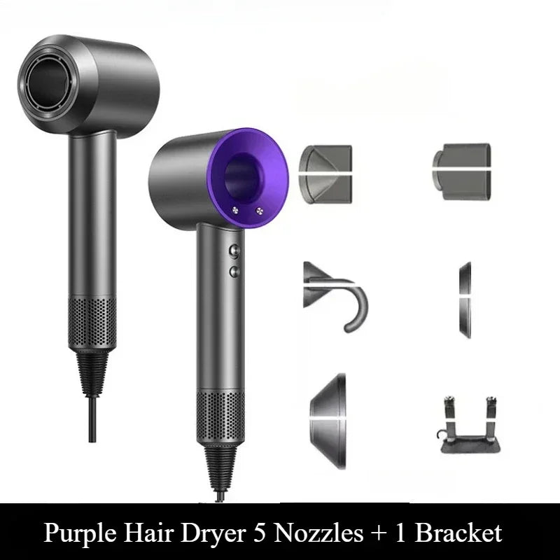 BeautyByOla – 5-in-1 Professional Hair Dryer, Hot & Cold Air, Lightweight Thermostatic Styling Tool for Smooth Hair