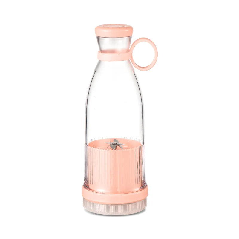 BeautyByOla – Mini Juice Blender, Portable Electric Juicer Bottle, 6 Blades USB Rechargeable Fruit Mixer