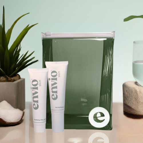 Envio Self Care Set: Gel Hydrator + Clay Mask + Travel Bag by envioskin.com-1