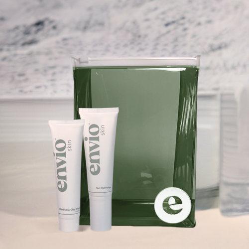 Envio Self Care Set: Gel Hydrator + Clay Mask + Travel Bag by envioskin.com-4